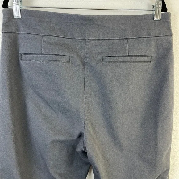 Croft & Barrow Womens Size 14 Gray Effortless Stretch Pants Straight Leg Pull on - Picture 5 of 11